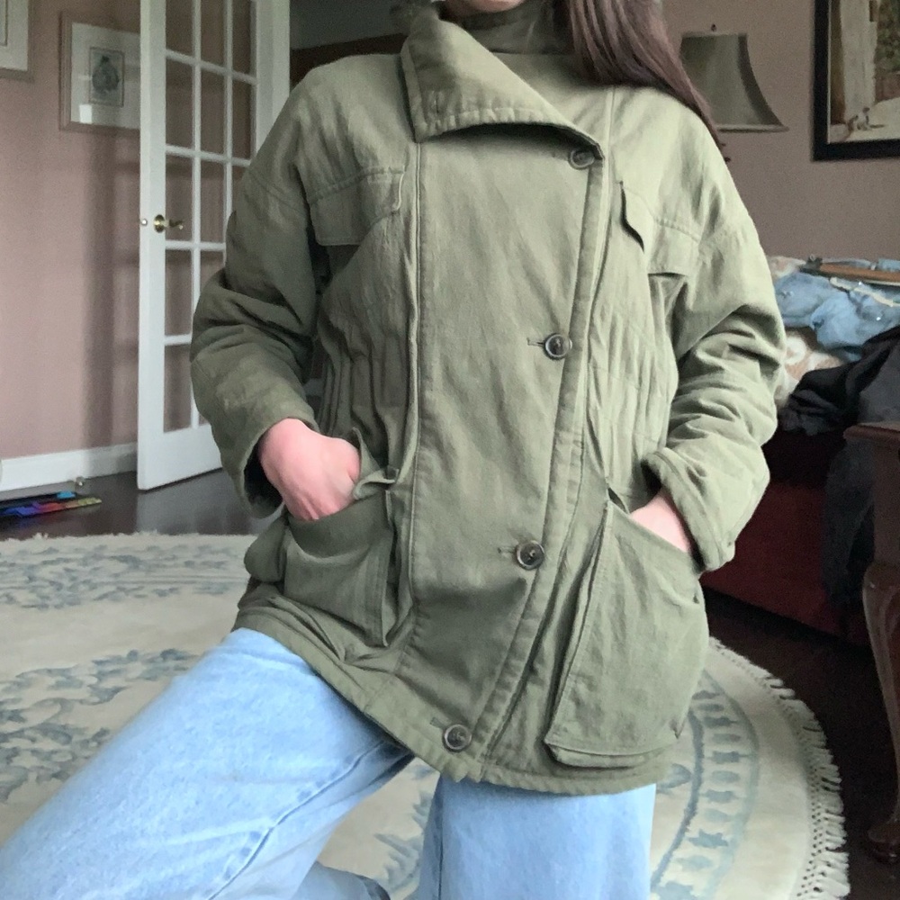 NWT Wilfred Army Green Cargo Jacket